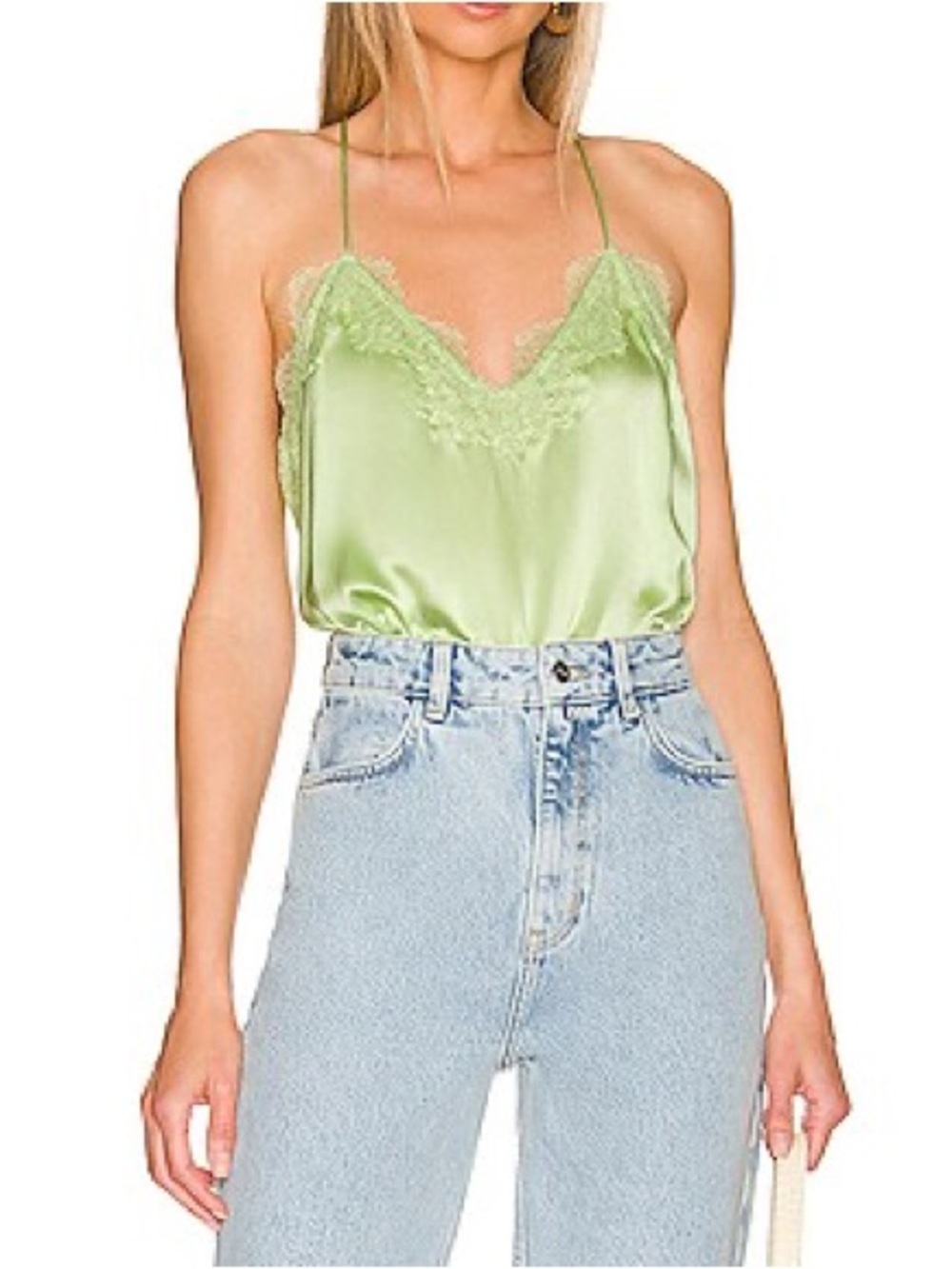 CAMI NYC Racer Silk Charmeuse Camisole
